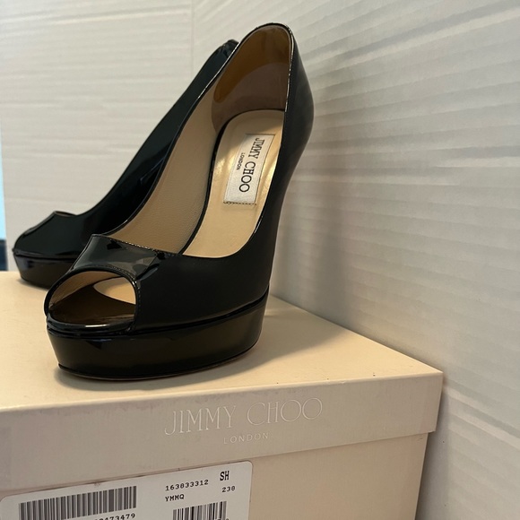 Jimmy Choo Patent Leather Stiletto - Picture 2 of 2